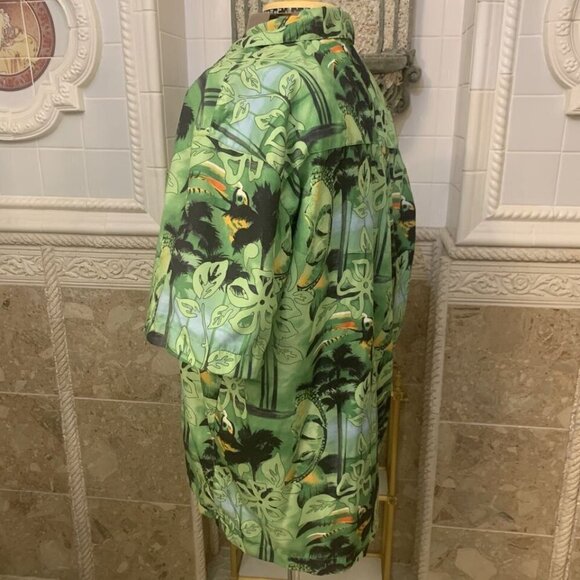 No Boundaries. Sz Large. Short Sleeve. Button Up. Aloha Hawaiian Shirt. B99 - Picture 3 of 7